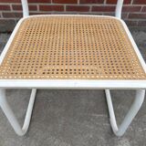 Set of 4 Cesca b32 model chairs in white