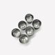 Six coquetiers en inox
