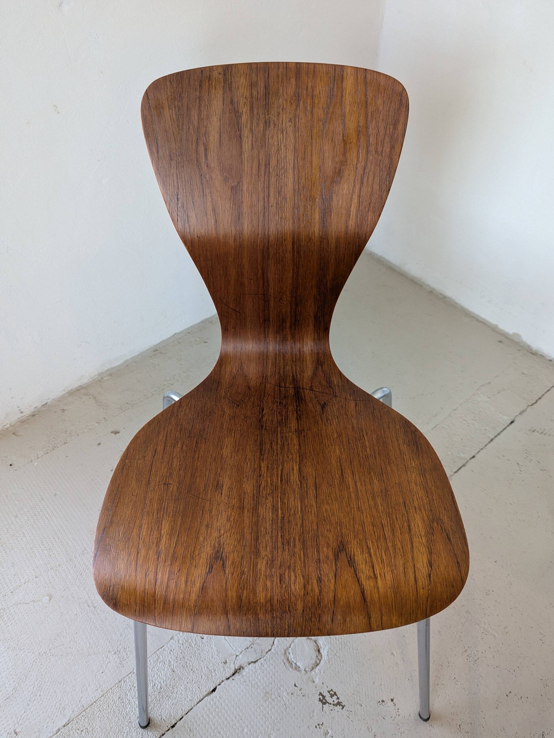 Paire de chaises en teck Tapio Wirkkala pour Asko
