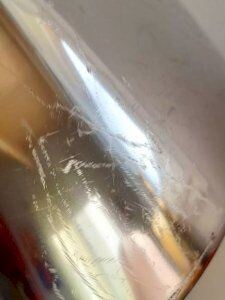 Suspension in opaline Limburg, model Drop 1970