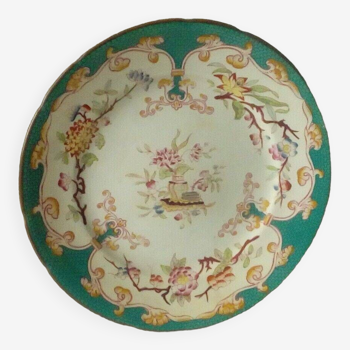 Assiette en faience de sarreguemines decor minton modele n° 248 8