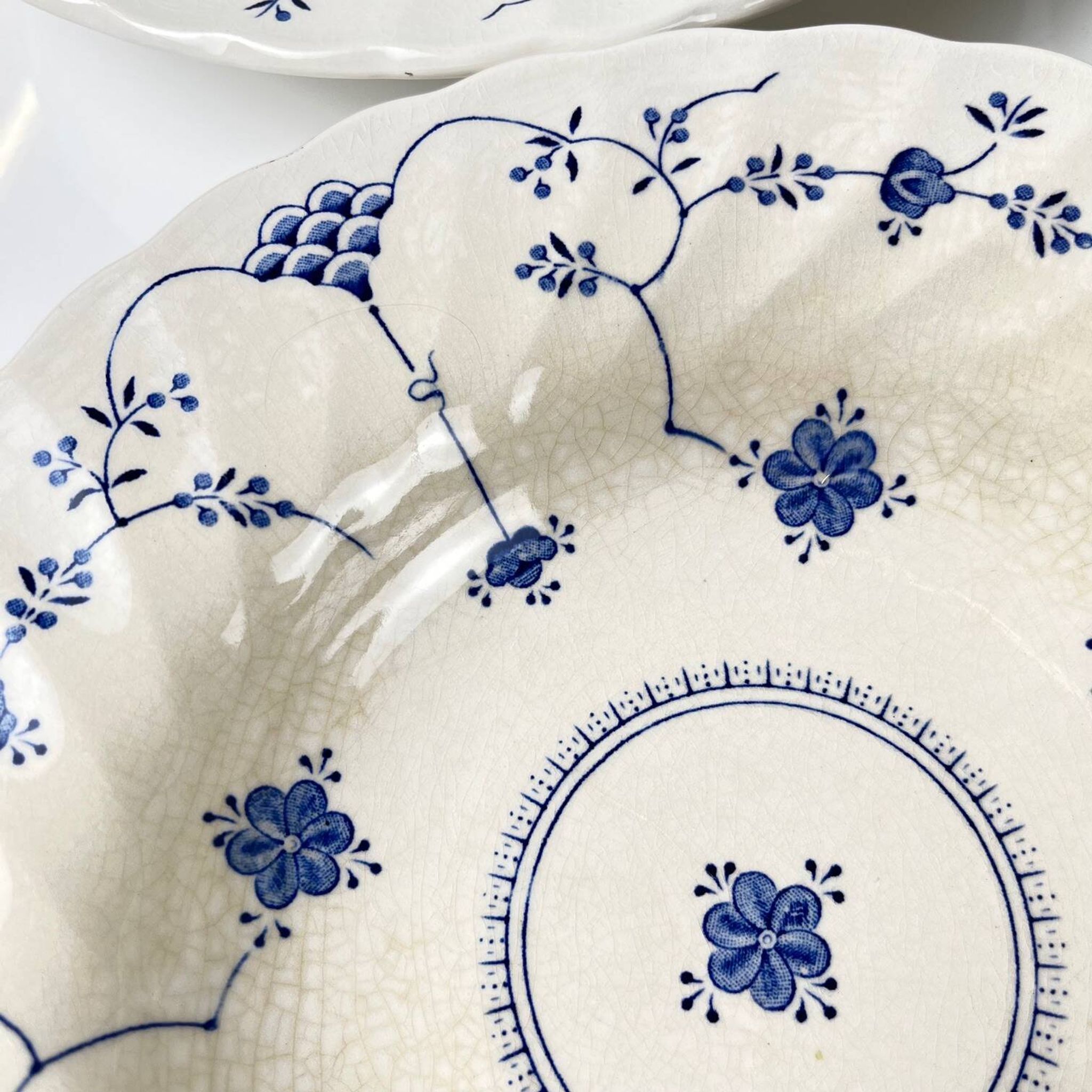 Set of 6 "Finlandia" soup plates by Myott, Staffordshire, UK
