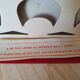 Box of 6 glasses with glass feet in colors of velles le chatel