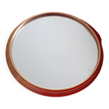 Mirror tray. year 60. brass entourage.