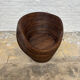 Vintage Italian rattan lounge chair