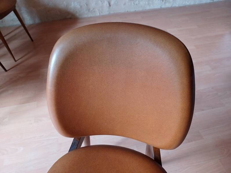 4 Baumann chairs model Pégase, 1960