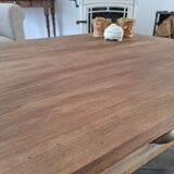 Farmhouse oak coffee table in country style