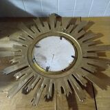 Sun mirror from the 50s/60s. Witch's Eye. 60 cm.