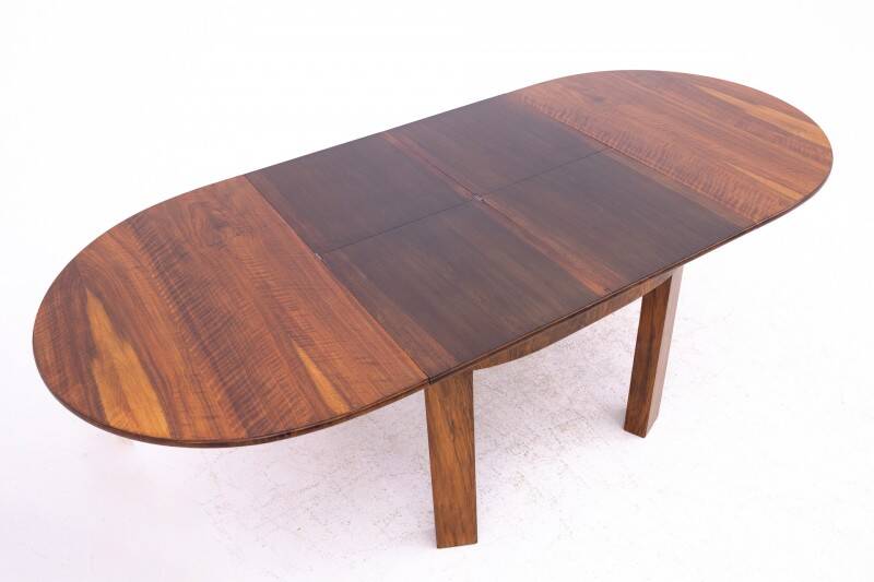 Art Deco table from the 1940s, Poland. After renovation.