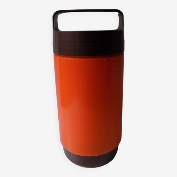 Thermos orange Domec année 1970