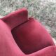 Bordeaux velvet english armchair
