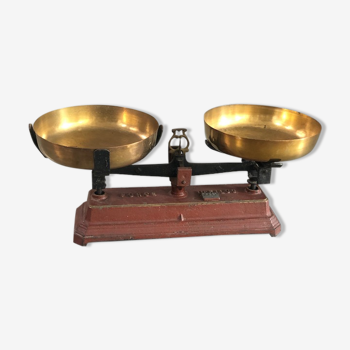 Old scale of font and copper