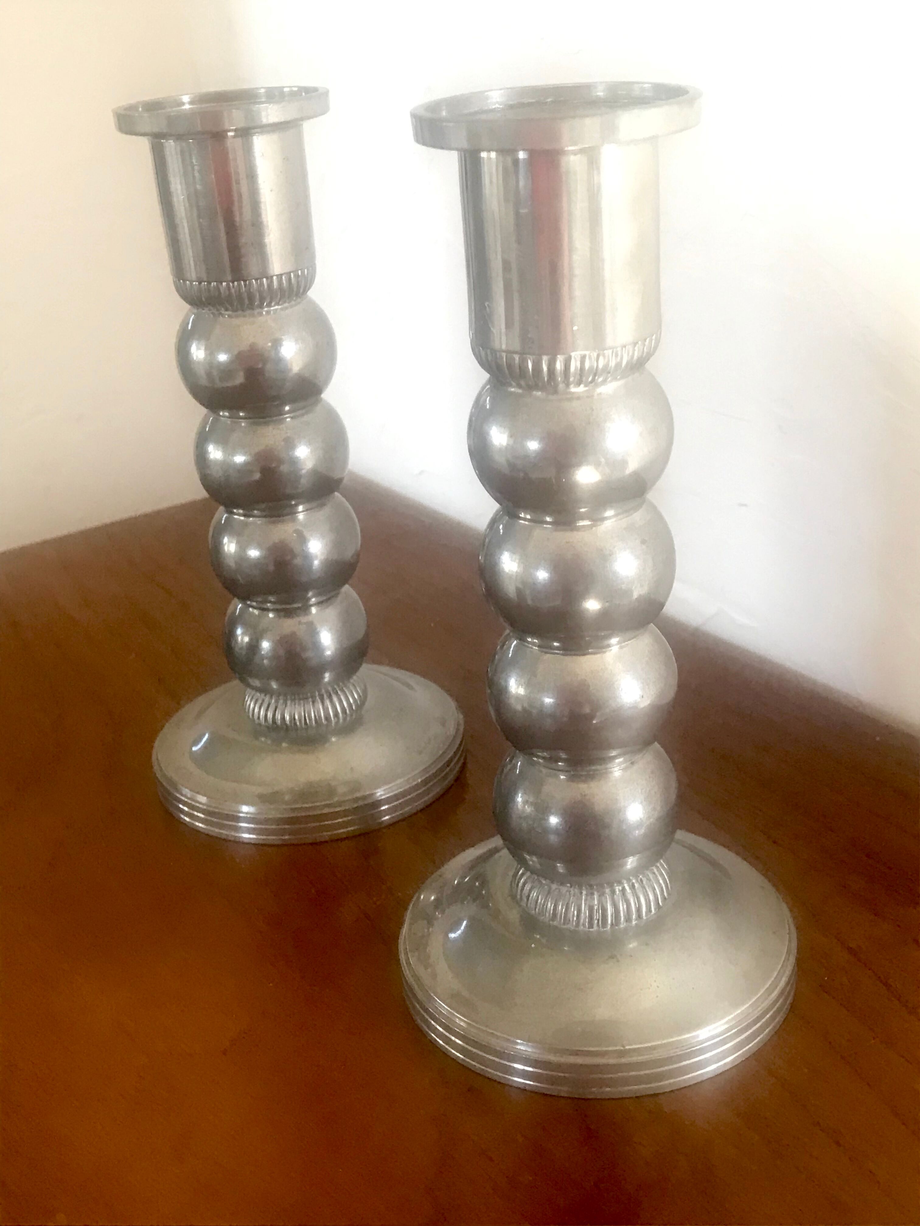 Pair of vintage candlesticks