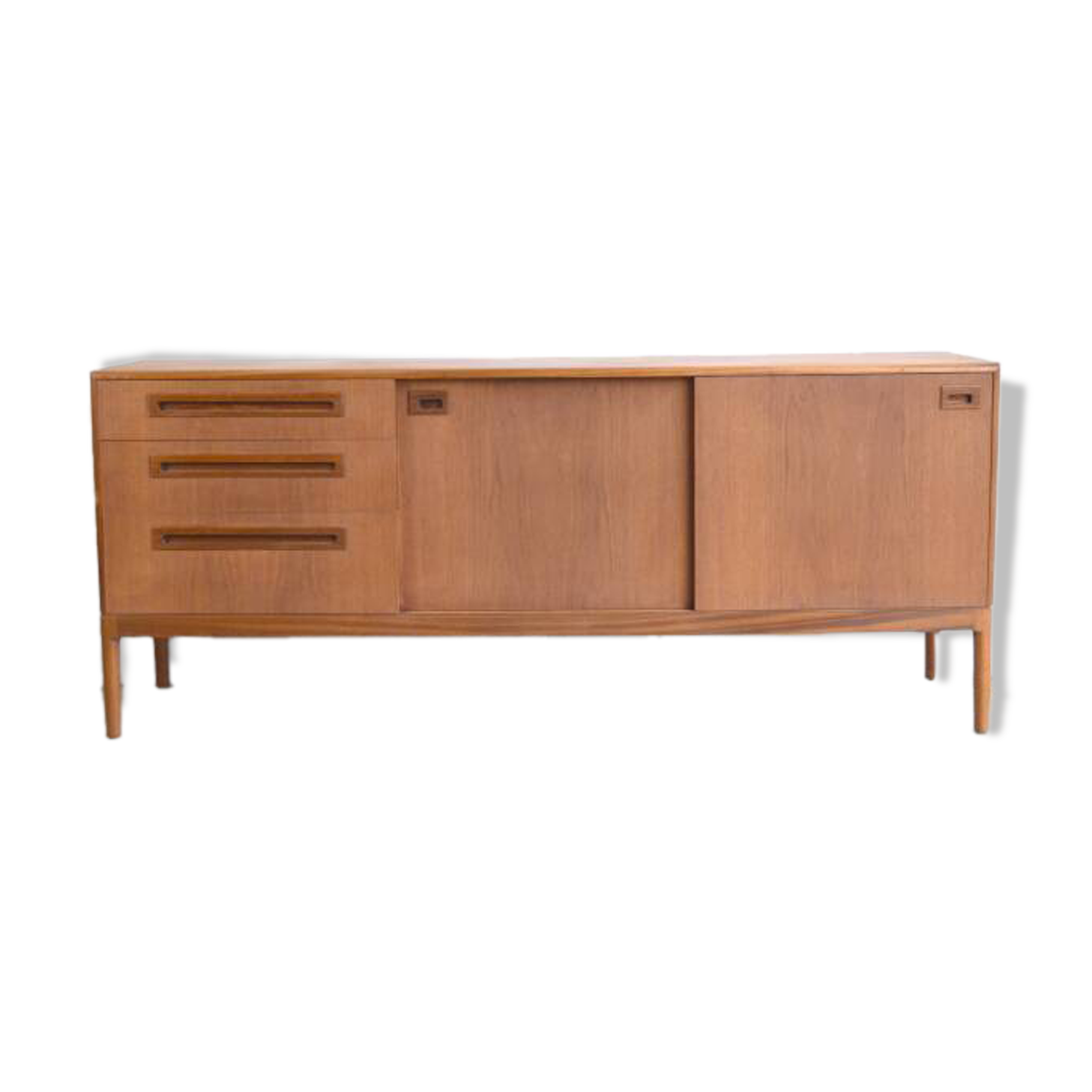 Danish teak sideboard * Sliding doors * 183 cm