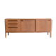 Danish teak sideboard * Sliding doors * 183 cm