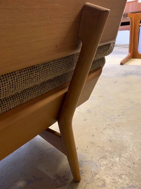 Banquette scandinave vintage, Canapé scandinave en teck des années 60, 70