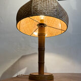 Wooden table lamp 1950