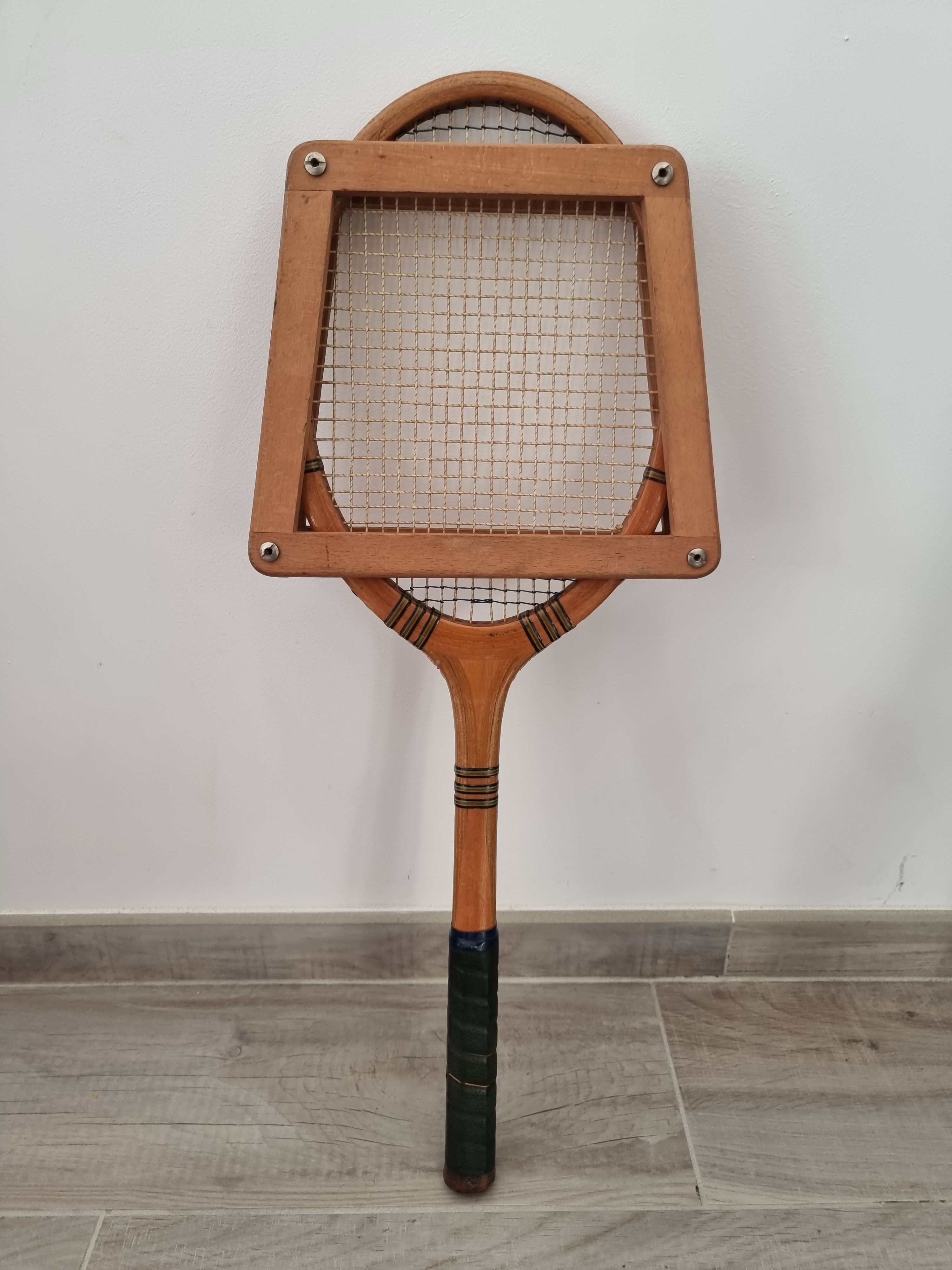 Raquette de tennis en bois, vintage