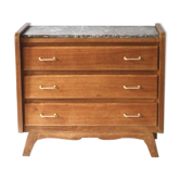 Commode en placage chêne