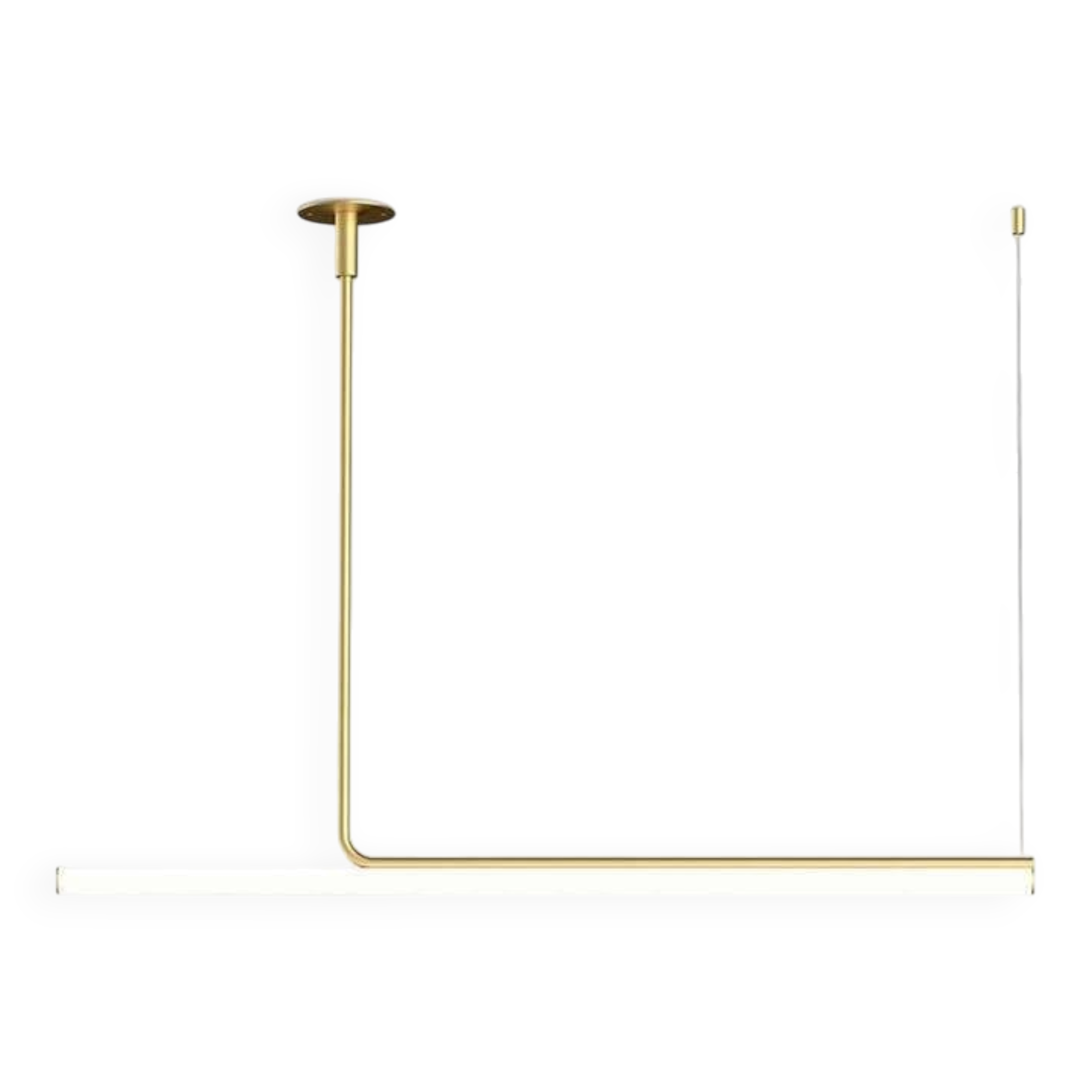 Marset Ambrosia 120 Gold – Contemporary suspension design – New