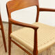 Paire de fauteuils de Niels O. Møller, J.L. Moller, Modèle 56, Danemark, années 1950
