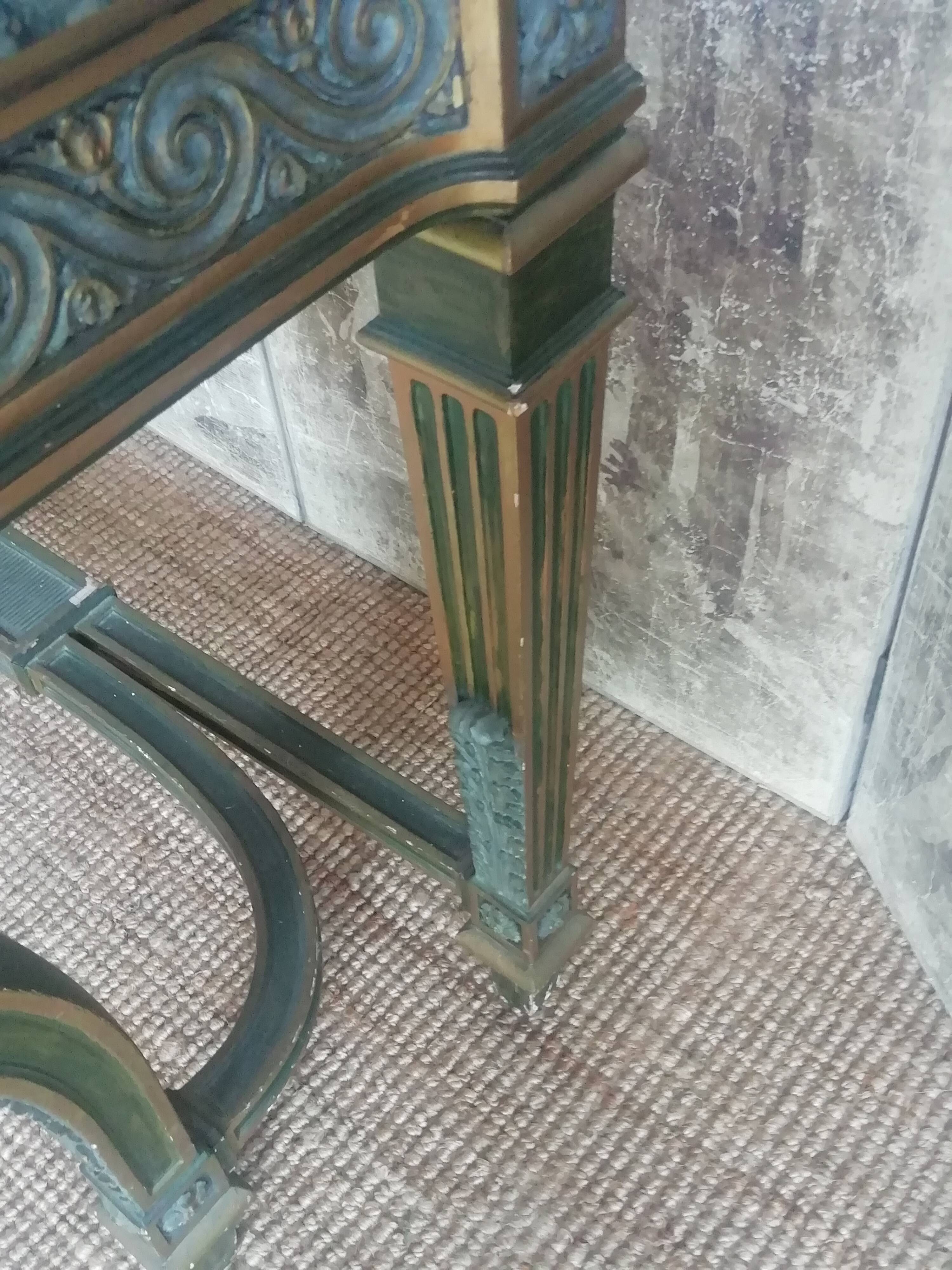 Louis XVI style console stamped Charles Millier and Co