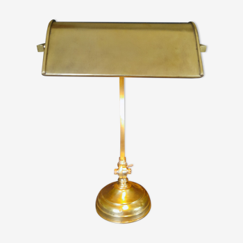 Lampe de bureau en laiton début XXème siècle