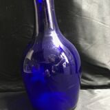 Carafe Napoléon III verre émaillé 1317 marquée à l’émail au talon -
