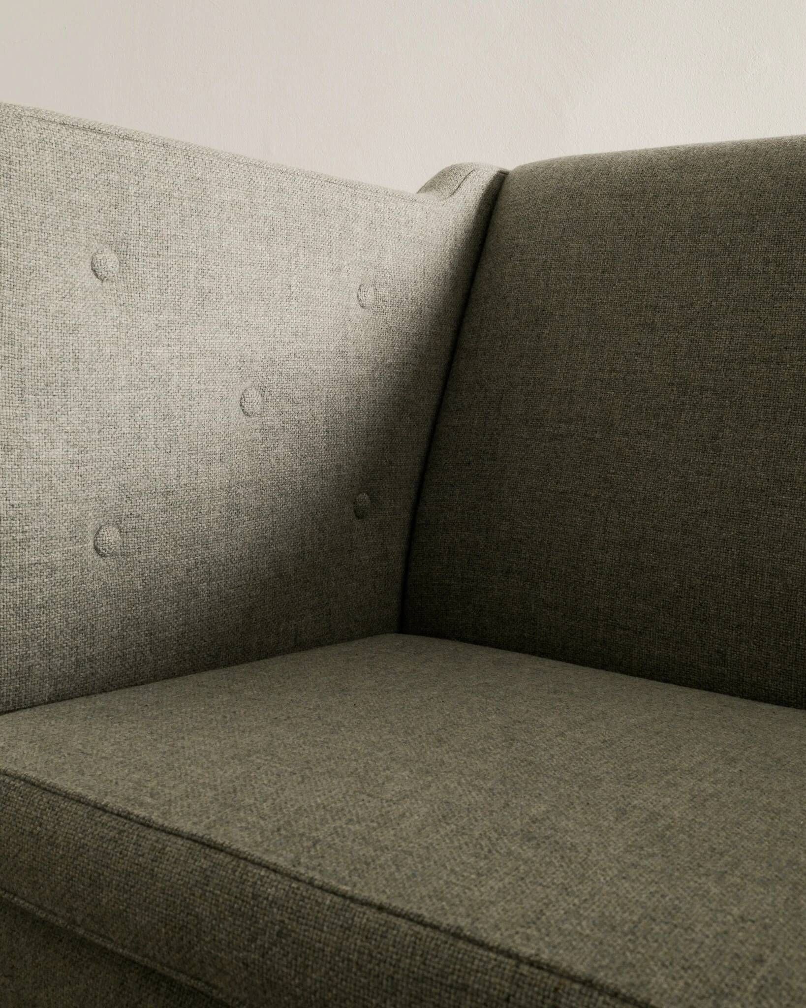 Vintage Wooden Danish Mid Century Three Seater Sofa, 1960s