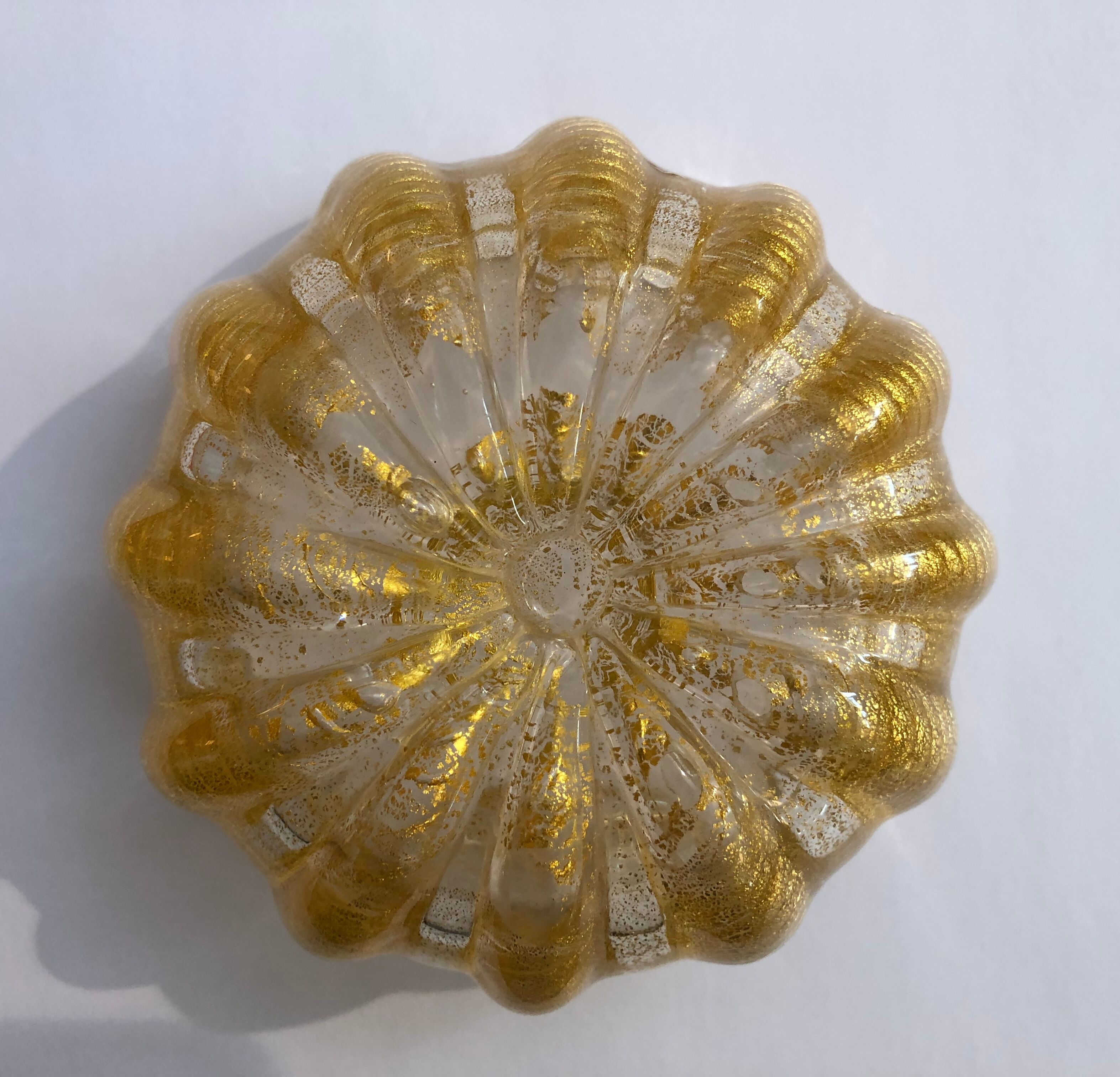 Murano vintage glass ashtray, 1950