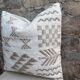 Handmade Berber wool cushion: Moroccan Kilim cushion (45x45cm)