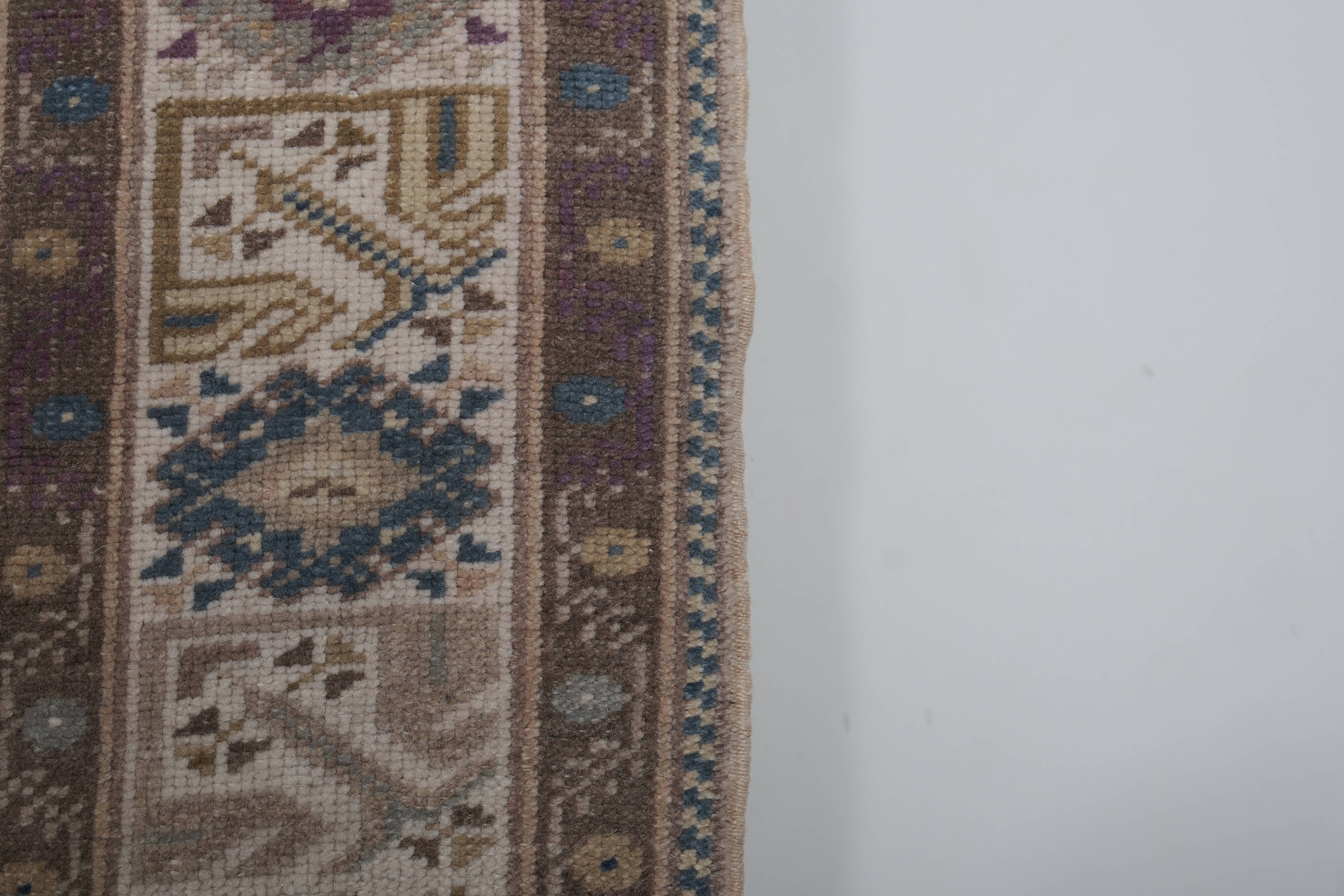 Vintage Turkish Oushak Rug Handwoven 91x156 cm