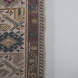 Vintage Turkish Oushak Rug Handwoven 91x156 cm