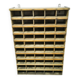 Old wooden sorting locker