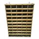 Old wooden sorting locker