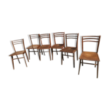 Lot of 6 Stella model chairs stamped Stella