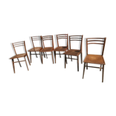 Lot de 6 chaises modèle Sveg estampillées Stella