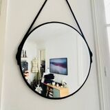 Miroir corde noire 53cm