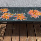 Coffee table with ceramic tile top