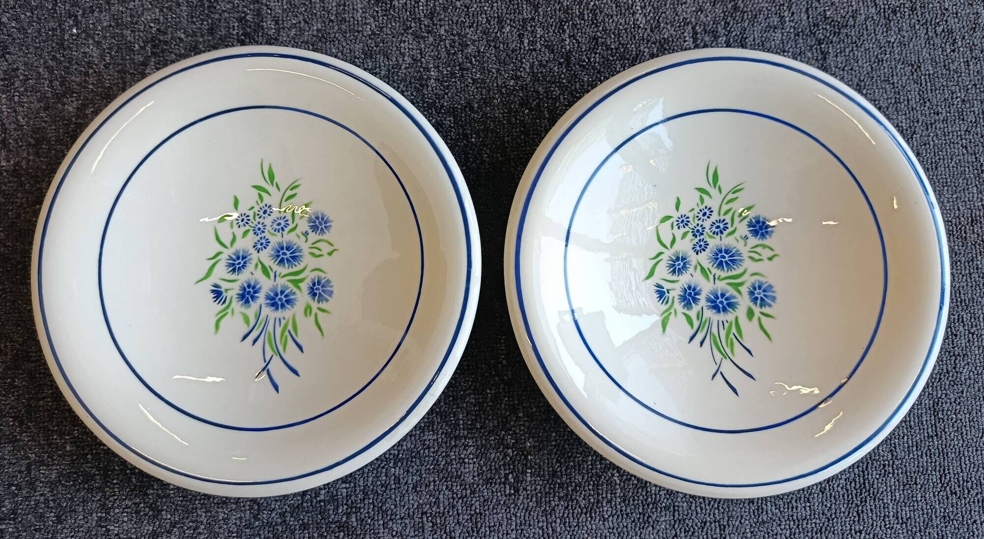 Grand table service Francine, Faïencerie de Badonviller, early 20th century.