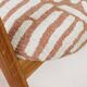 Scandinavian design solid oak dining chairs