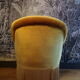Vintage velvet toad armchair