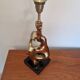 Michel Jaubert, gilt bronze lamp base. 1970s