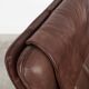 Fauteuil en cuir marron, design suisse, années 1970, fabrication : De Sede