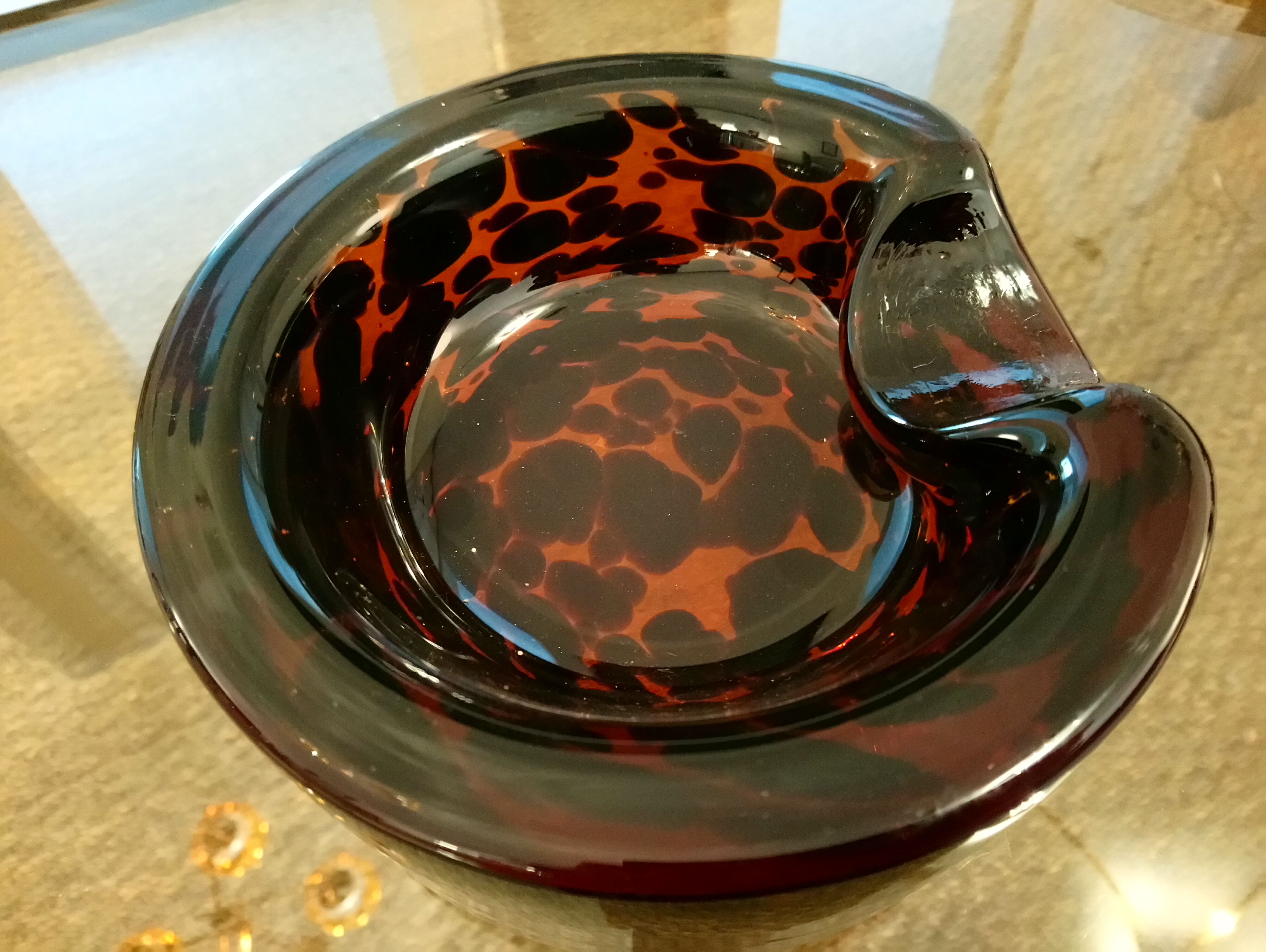 Ashtray cigar 1970s in Murano glass