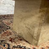 Travertine coffee table from the 70s