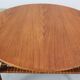 Scandinavian Modern Teak& Rattan Round Coffee Table, 1960's Denmark