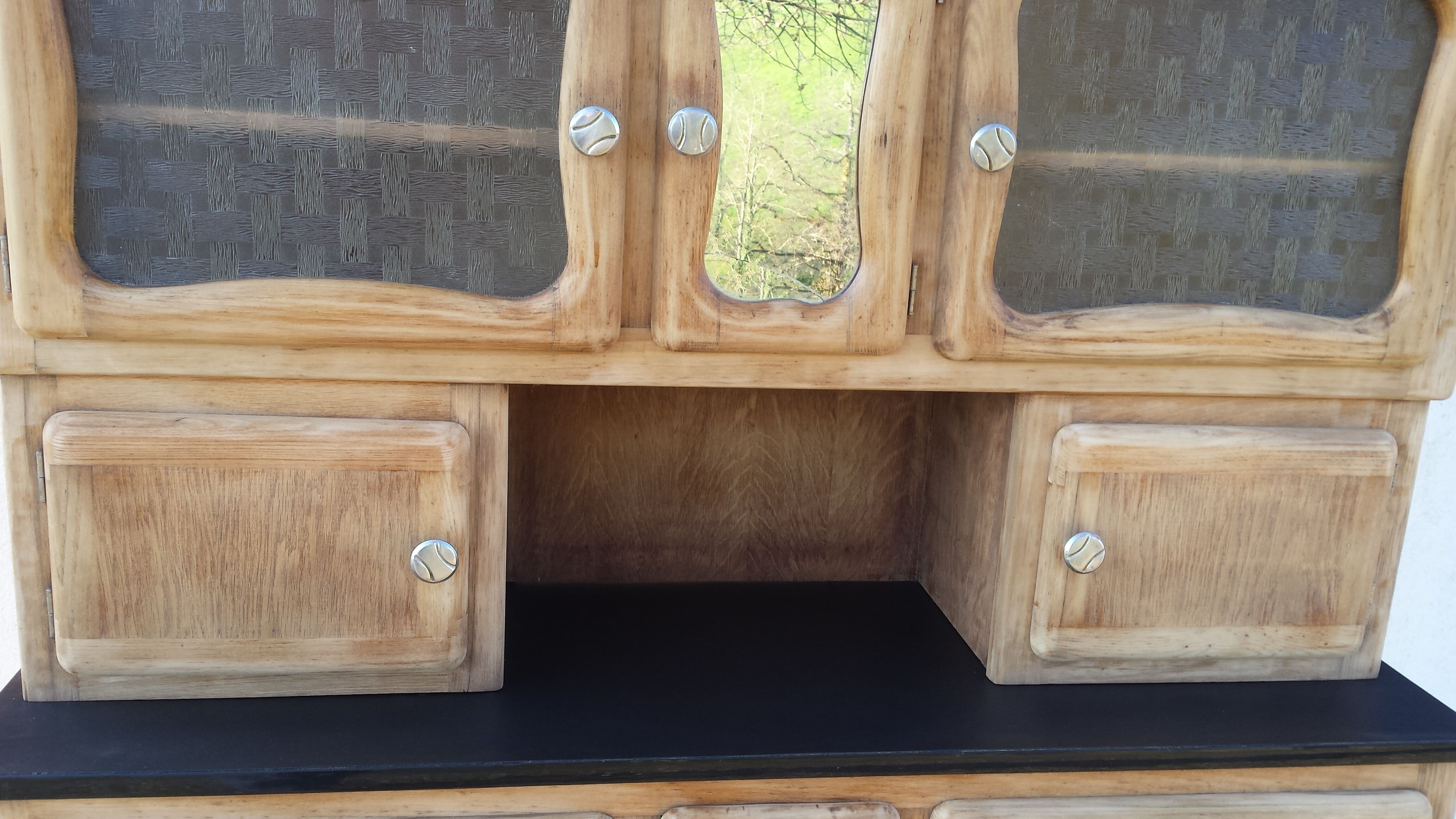 Mado buffet sanded black tray