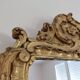 19th-century gilded wooden mirror