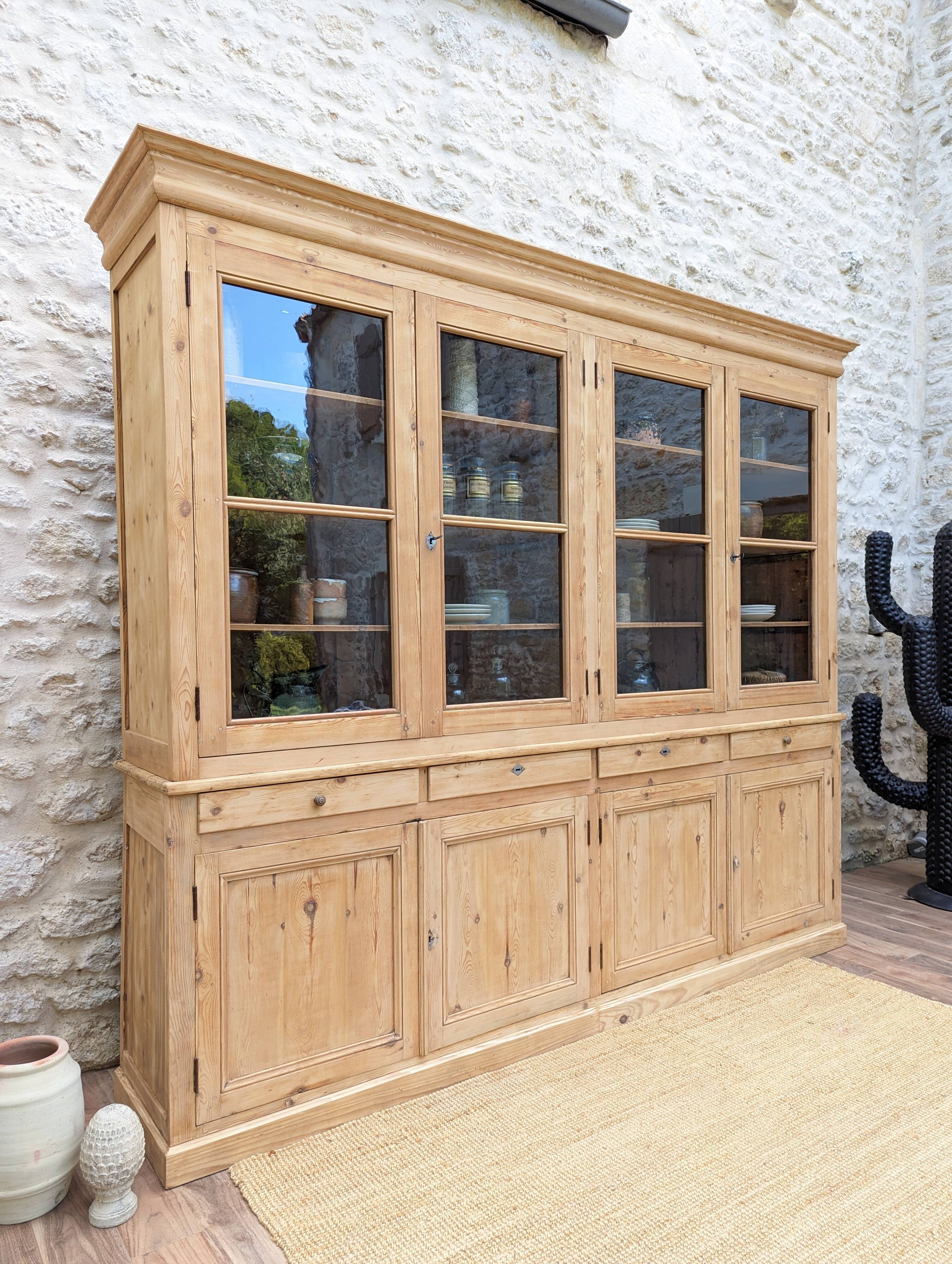 Old glazed furniture